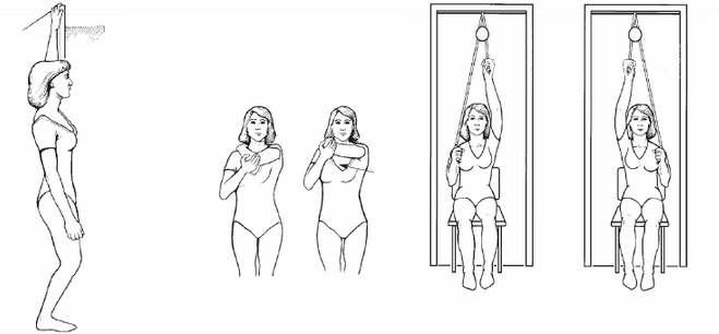 Упражнение на блоковом тренажере и вис на двери