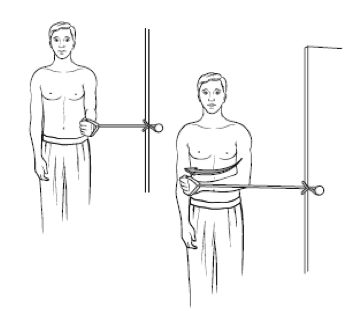 Вращение к себе с отягощением